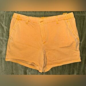 EUC Old Navy Everyday Shorts Easy Chino Elastic Waist 3” Gold Khaki XL